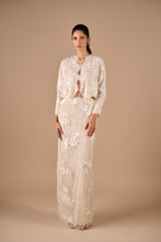 Load image into Gallery viewer, Floral Fringe Lace Jacket And Maxi Skirt