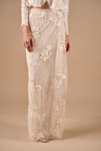 Load image into Gallery viewer, Floral Fringe Lace Jacket And Maxi Skirt