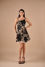 Load image into Gallery viewer, 3D Floral Beaded Mini Dress