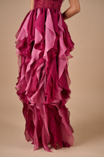 Load image into Gallery viewer, Corset Ruffle Gown