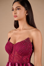 Load image into Gallery viewer, Corset Ruffle Gown