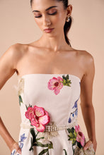 Load image into Gallery viewer, Strapless Jumpsuit With Belt