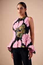 Load image into Gallery viewer, Hydrangea Peplum Top