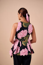 Load image into Gallery viewer, Hydrangea Peplum Top