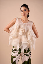 Load image into Gallery viewer, Organza Layer Ruffle Top