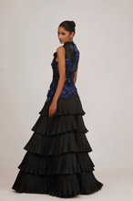 Load image into Gallery viewer, 3D Floral Pleated Gown