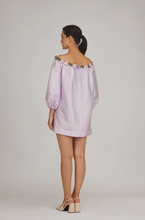Load image into Gallery viewer, Taffeta Off Shoulder Dress