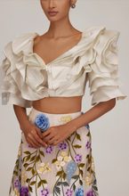 Load image into Gallery viewer, Taffeta Drape Top