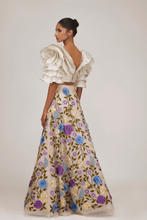 Load image into Gallery viewer, Carnation Floral Skirt With Drape Top