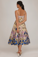 Load image into Gallery viewer, Ombre Floral Midi With Belt
