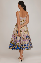 Load image into Gallery viewer, Ombre Floral Midi With Belt