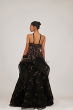 Load image into Gallery viewer, Multi Feather Gown With Belt