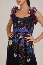Load image into Gallery viewer, Floral Embellished Fish Tail Gown