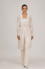 Load image into Gallery viewer, Floral Fringe Jacket With Bandeau And Pants