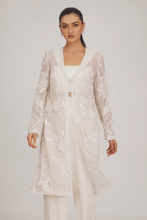 Load image into Gallery viewer, Floral Fringe Jacket With Bandeau And Pants