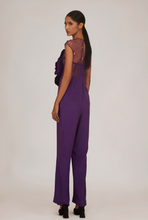 Load image into Gallery viewer, 3D Floral Taffeta Jumpsuit