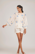 Load image into Gallery viewer, Bishop Organza Top With Slip