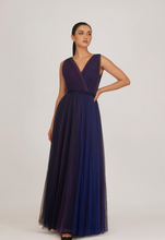 Load image into Gallery viewer, Multi Tulle Gown With Belt