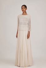 Load image into Gallery viewer, Fringe Cape With Chiffon Skirt