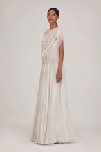 Load image into Gallery viewer, Fringe Cape With Chiffon Skirt