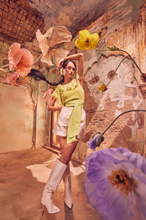 Load image into Gallery viewer, Rosette Chiffon Top