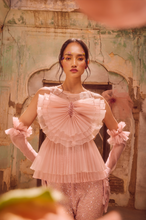 Load image into Gallery viewer, Two Tone Draped Cabbage Top