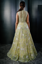 Load image into Gallery viewer, Fringe Drape Top with 8 Panel Skirt