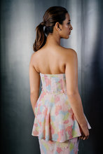 Load image into Gallery viewer, Peplum Top with Fishtail Skirt