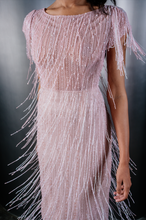 Load image into Gallery viewer, Fringe Midi With Belt