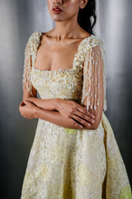 Load image into Gallery viewer, Ombre Floral Midi With Fringes