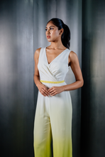 Load image into Gallery viewer, Ombre Jumpsuit With Belt