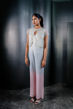 Load image into Gallery viewer, Ombre Jumpsuit with Fringe Vest