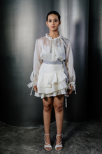 Load image into Gallery viewer, Organza Floral Shirt With Slip