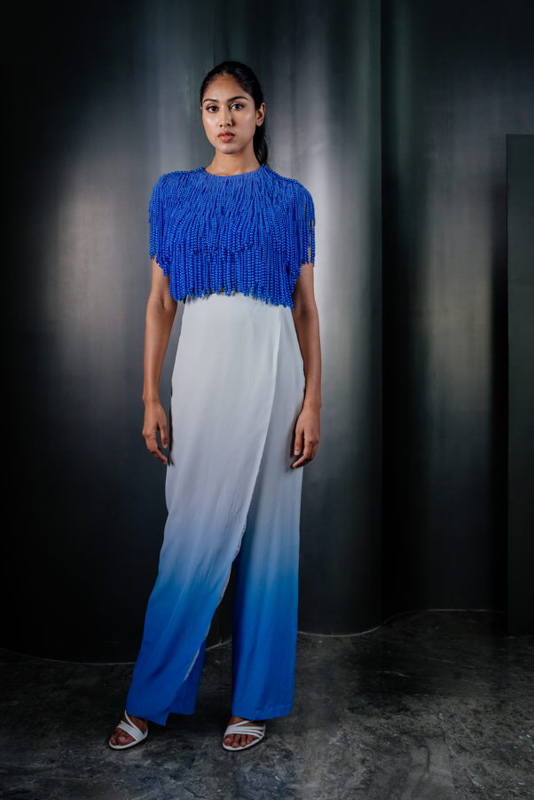 Pearl Fringe Top with Ombre Flapper Pants