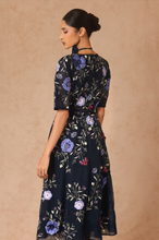 Load image into Gallery viewer, Floral Flare Dress With Belt