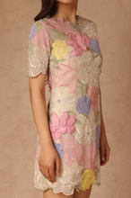 Load image into Gallery viewer, Floral Bodycon Dress With Slip