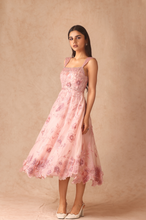 Load image into Gallery viewer, Magnolia Midi Dress With Belt