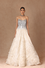 Load image into Gallery viewer, Textured Bridal Gown