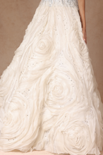 Load image into Gallery viewer, Textured Bridal Gown