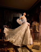 Load image into Gallery viewer, Textured Bridal Gown