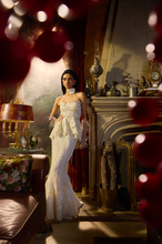 Load image into Gallery viewer, Fishtail Skirt And Pleated Cabbage Top With Belt
