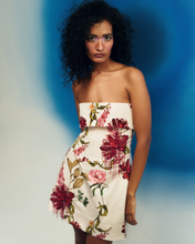 Load image into Gallery viewer, Printed Strapless Mini Dress