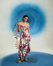 Load image into Gallery viewer, Cowl Satin Slip Dress