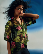 Load image into Gallery viewer, Organza Printed Shirt