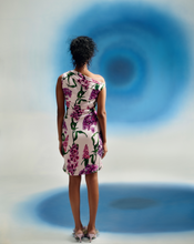 Load image into Gallery viewer, Off Shoulder Satin Dress