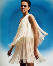 Load image into Gallery viewer, Layered Ombre Fringe Dress