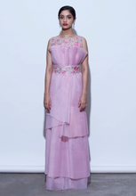Load image into Gallery viewer, Prepleating Cascading Gown w/Embroidery