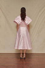 Load image into Gallery viewer, Drape Taffeta midi Dress