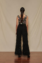 Load image into Gallery viewer, Feather Floral Jumpsuit