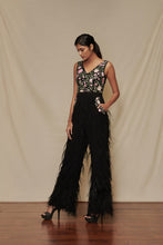 Load image into Gallery viewer, Feather Floral Jumpsuit